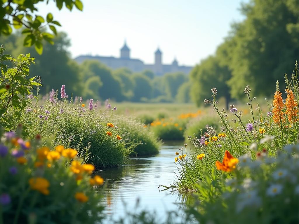 Réalisation - Parc de la Confluence Lyon avec biodiversité locale